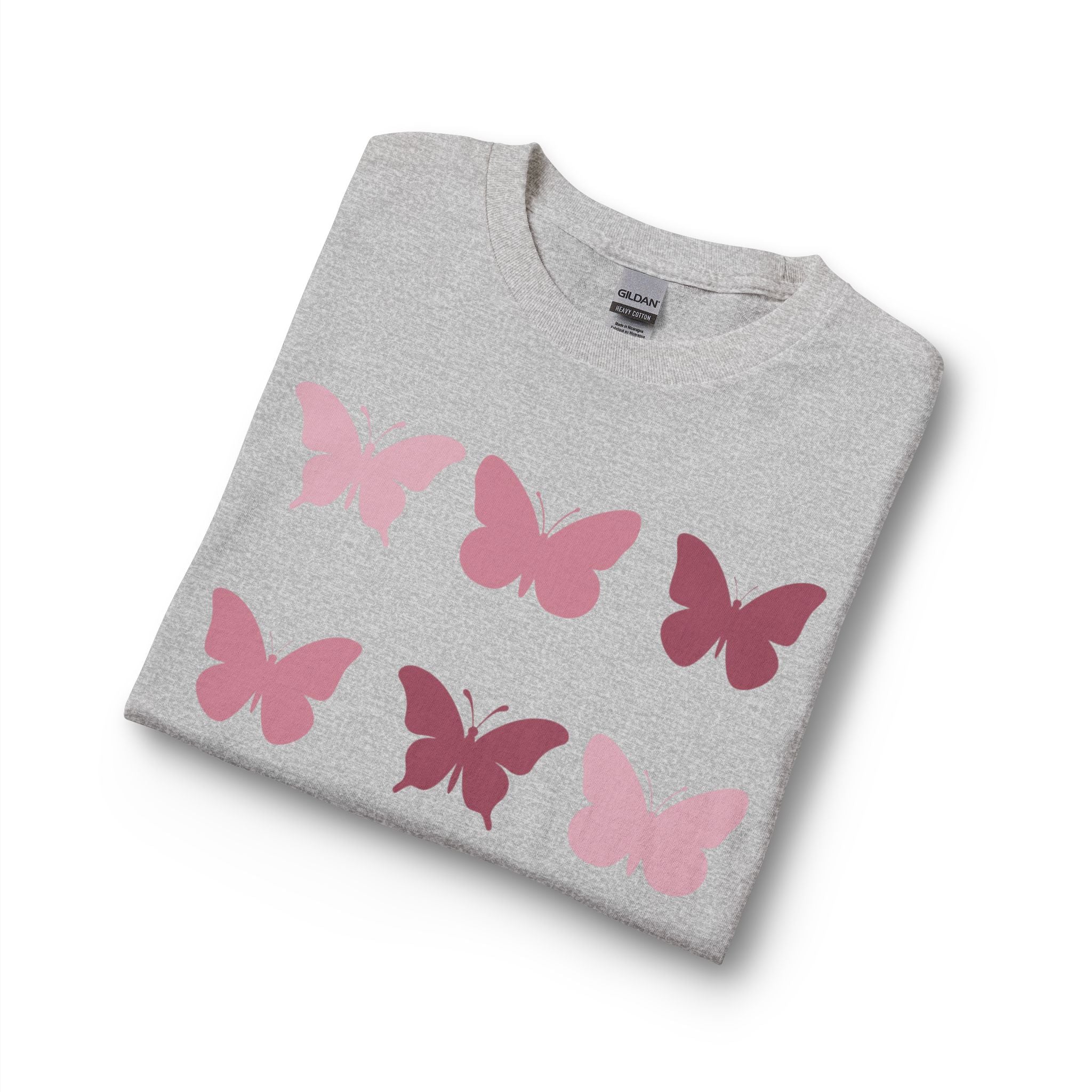Butterfly Grid Long Sleeve Tee- solid