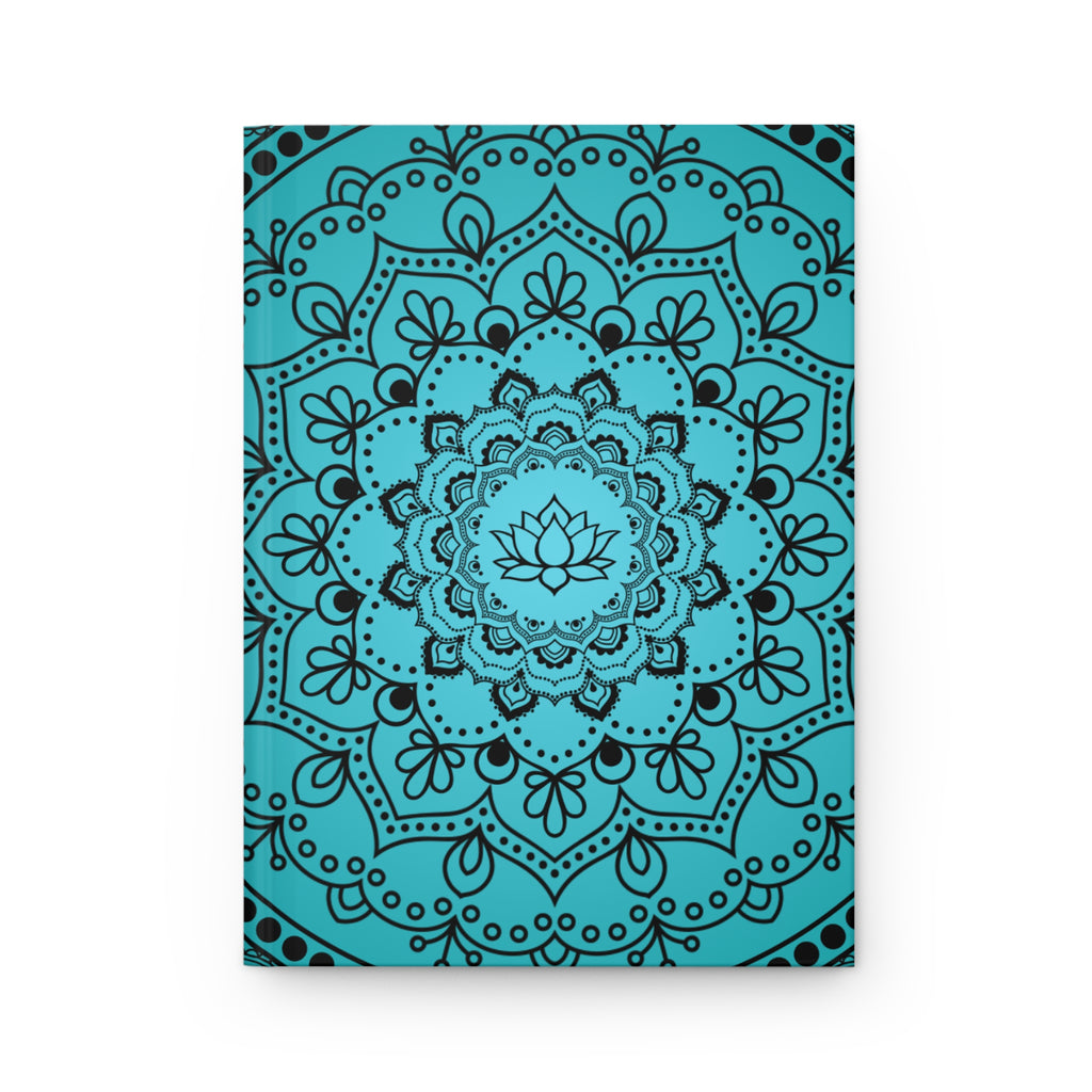 Blue Mandala Hardcover Journal
