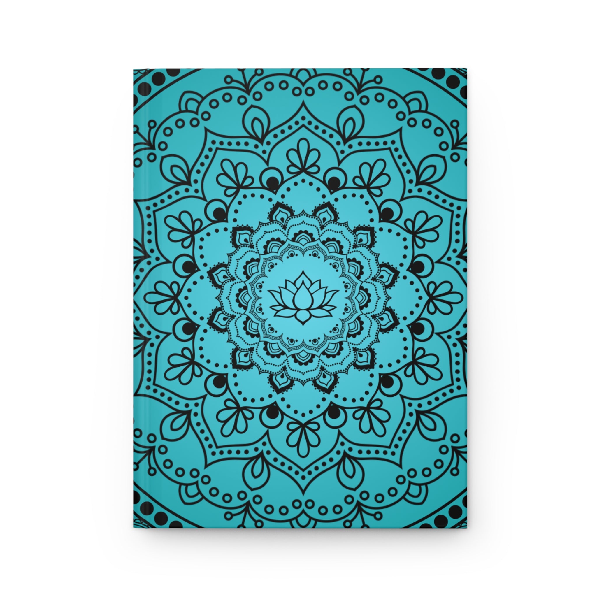 Blue Mandala Hardcover Journal