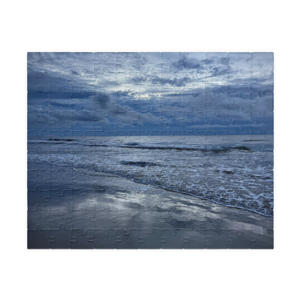Cloudy Beach Jigsaw Puzzle