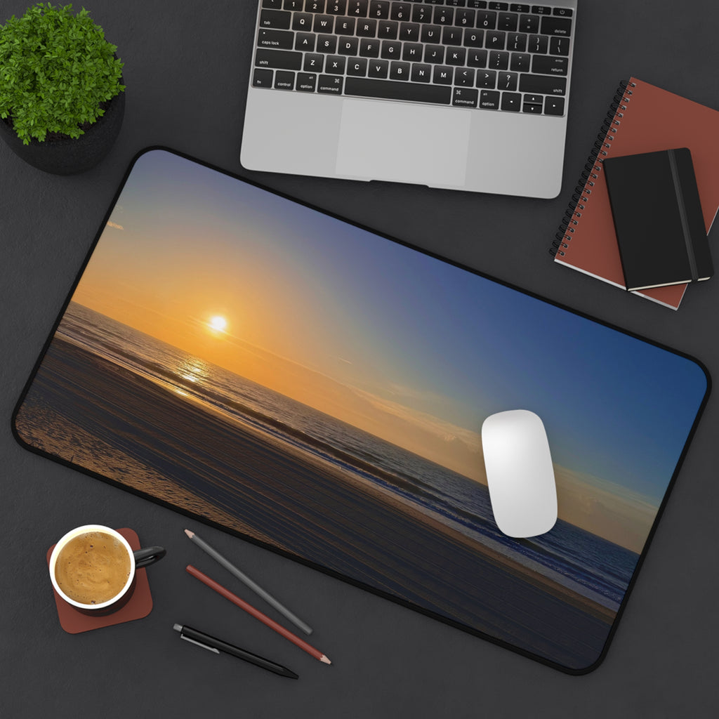 Orange Sunset Desk Mat