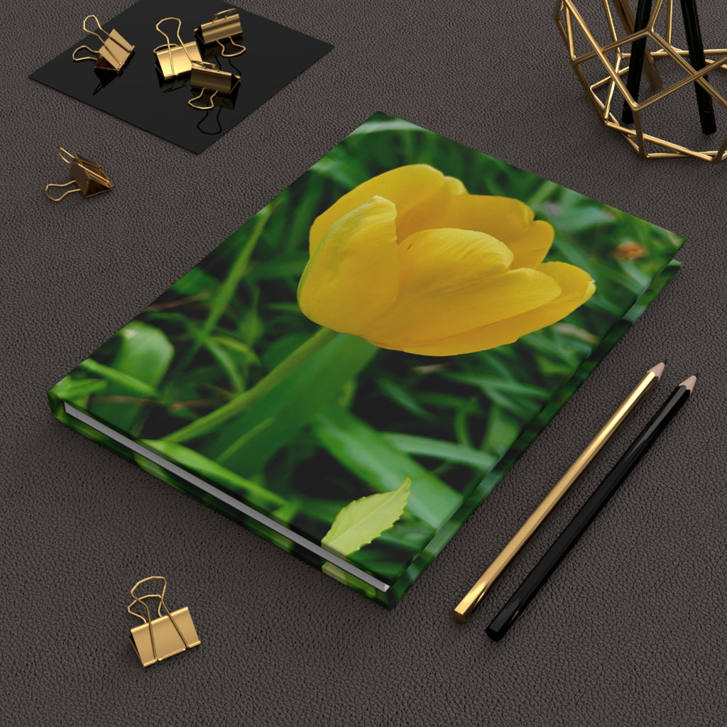Yellow Tulip Hardcover Journal