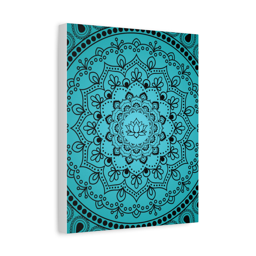 Blue Mandala Canvas Print