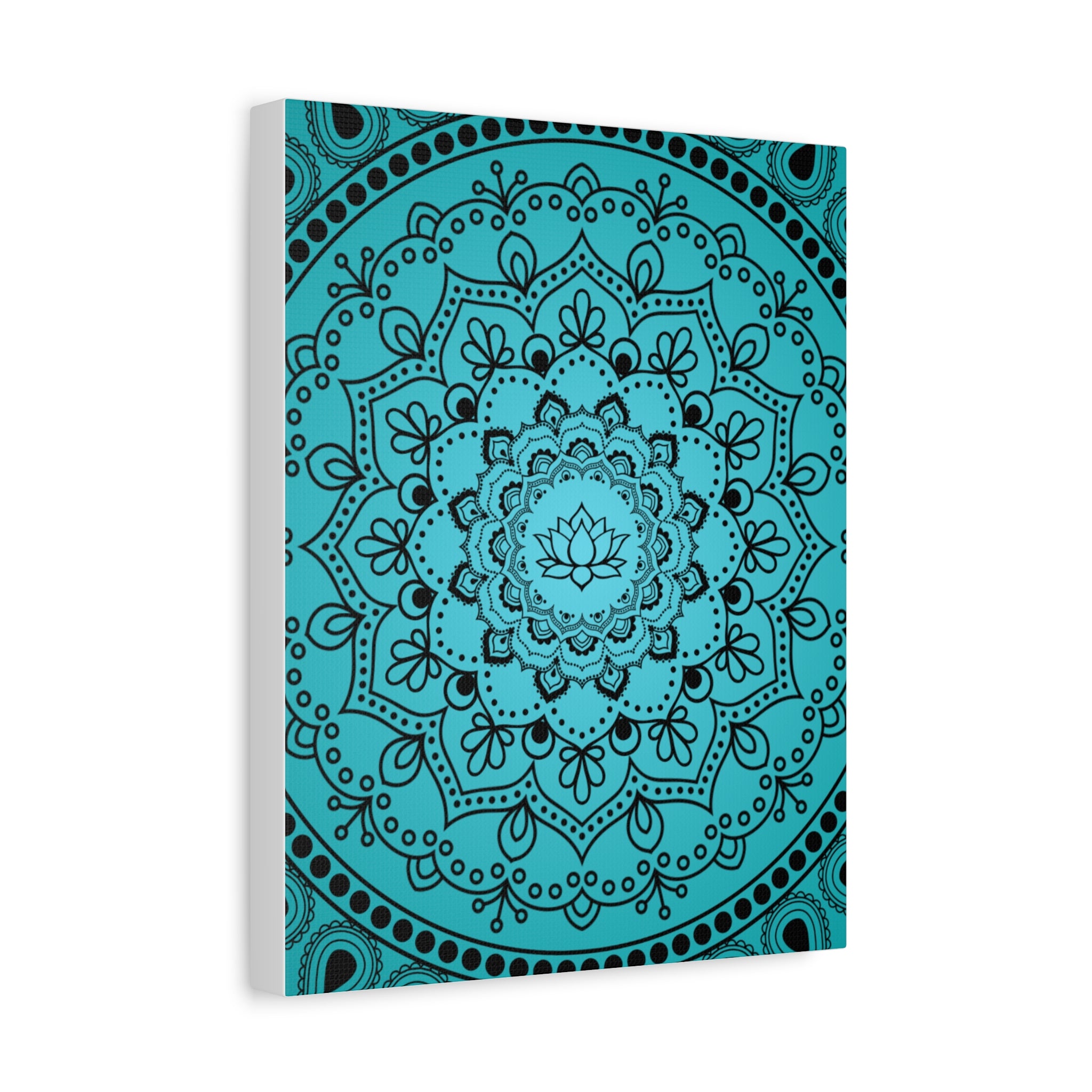 Blue Mandala Canvas Print