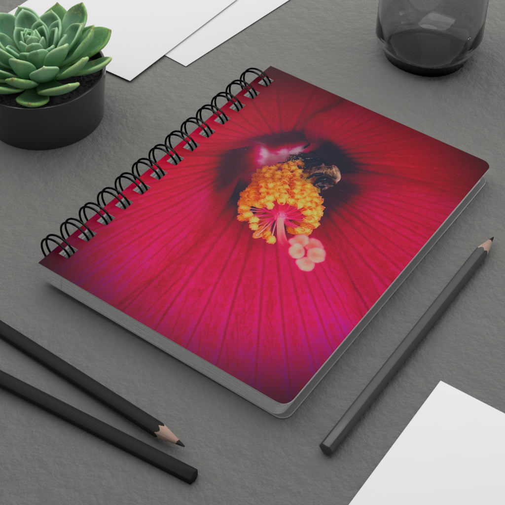 Sleeping Bee Spiral Notebook