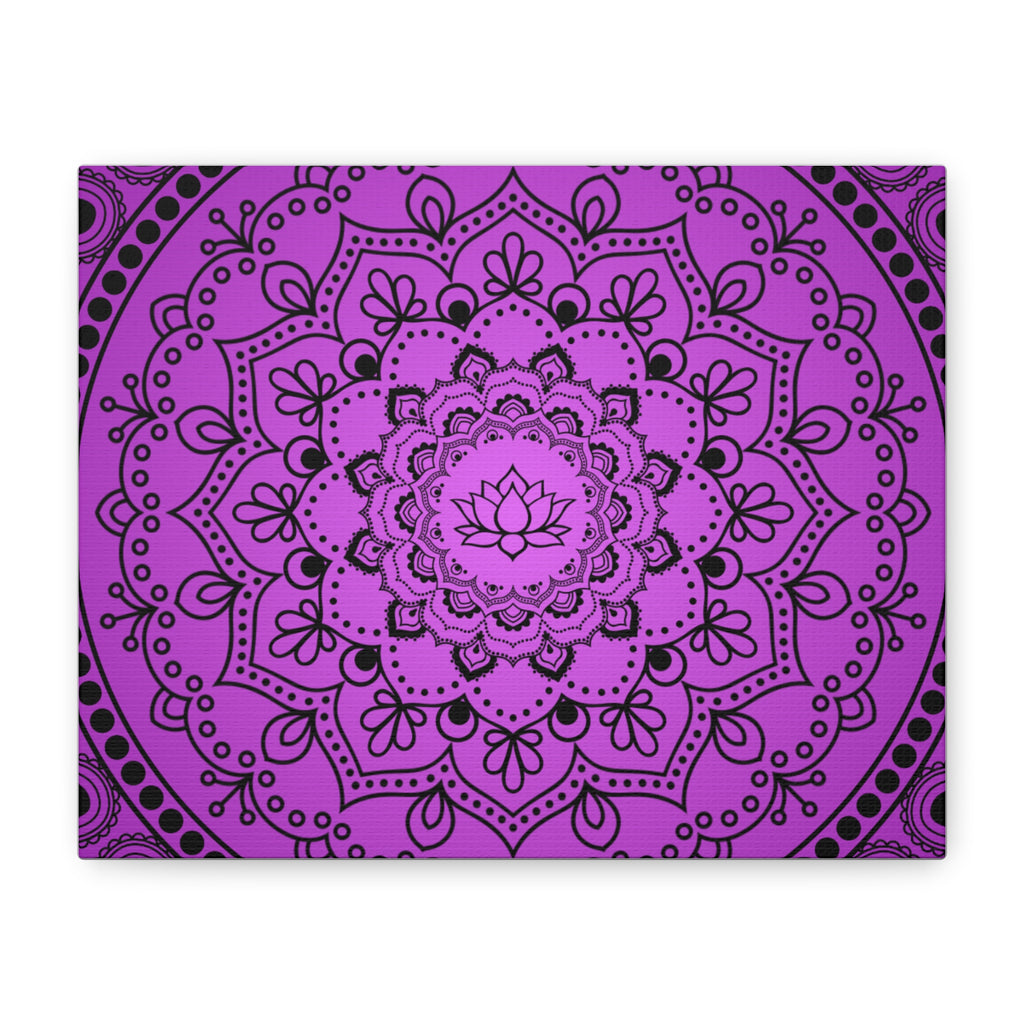 Purple Mandala Canvas Print