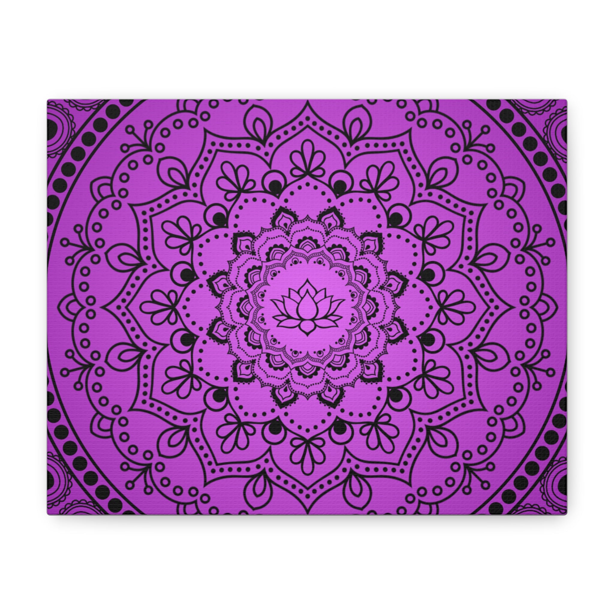 Purple Mandala Canvas Print