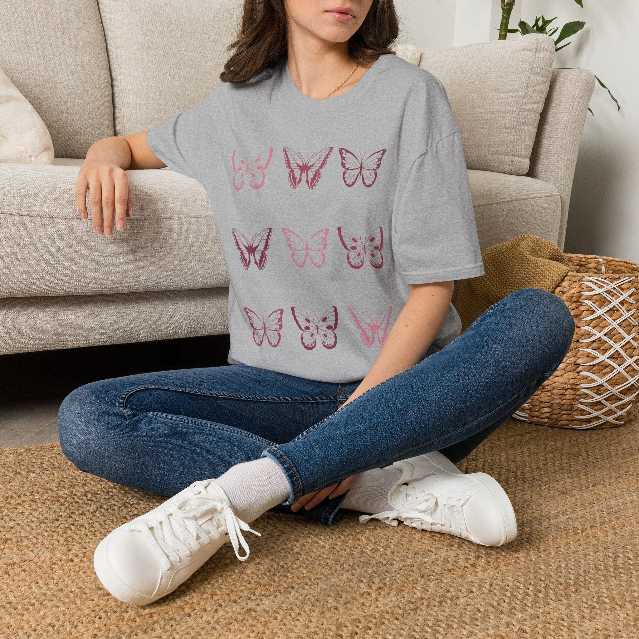 Butterfly Grid T-Shirt