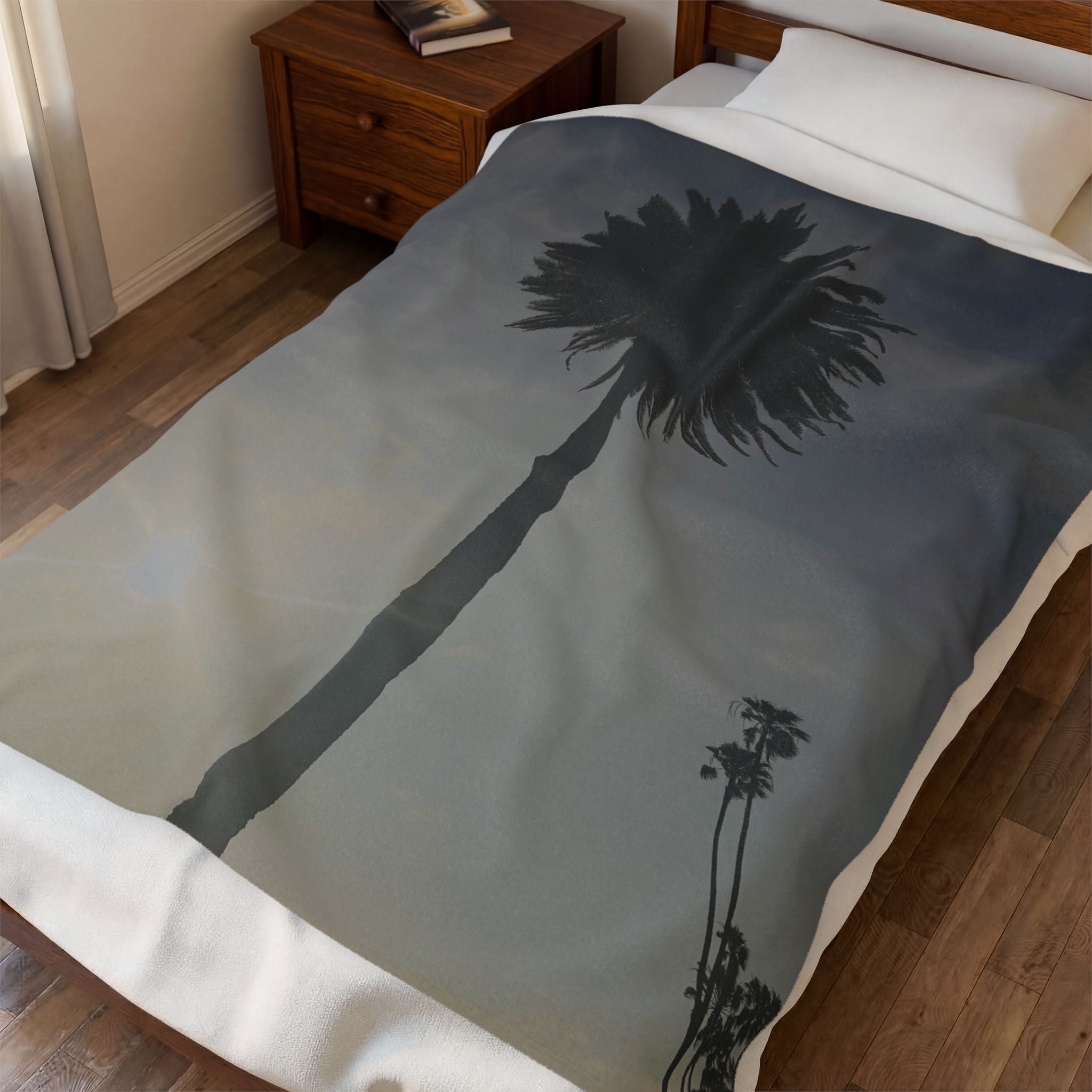 Palm Tree Throw Blanket