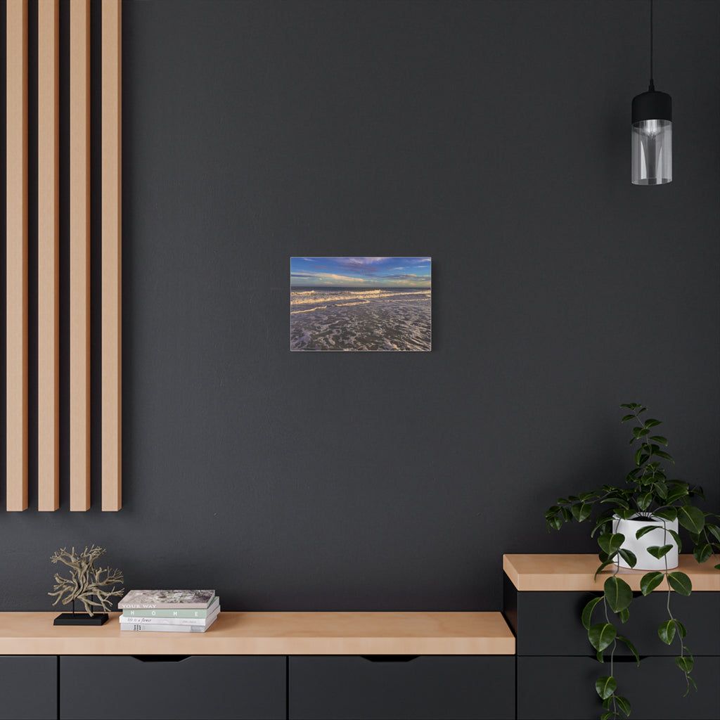Waves & Sky Matte Canvas Print
