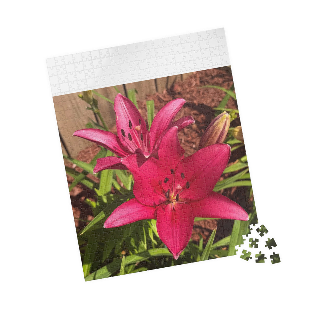Pink Asiatic Lily Jigsaw Puzzle