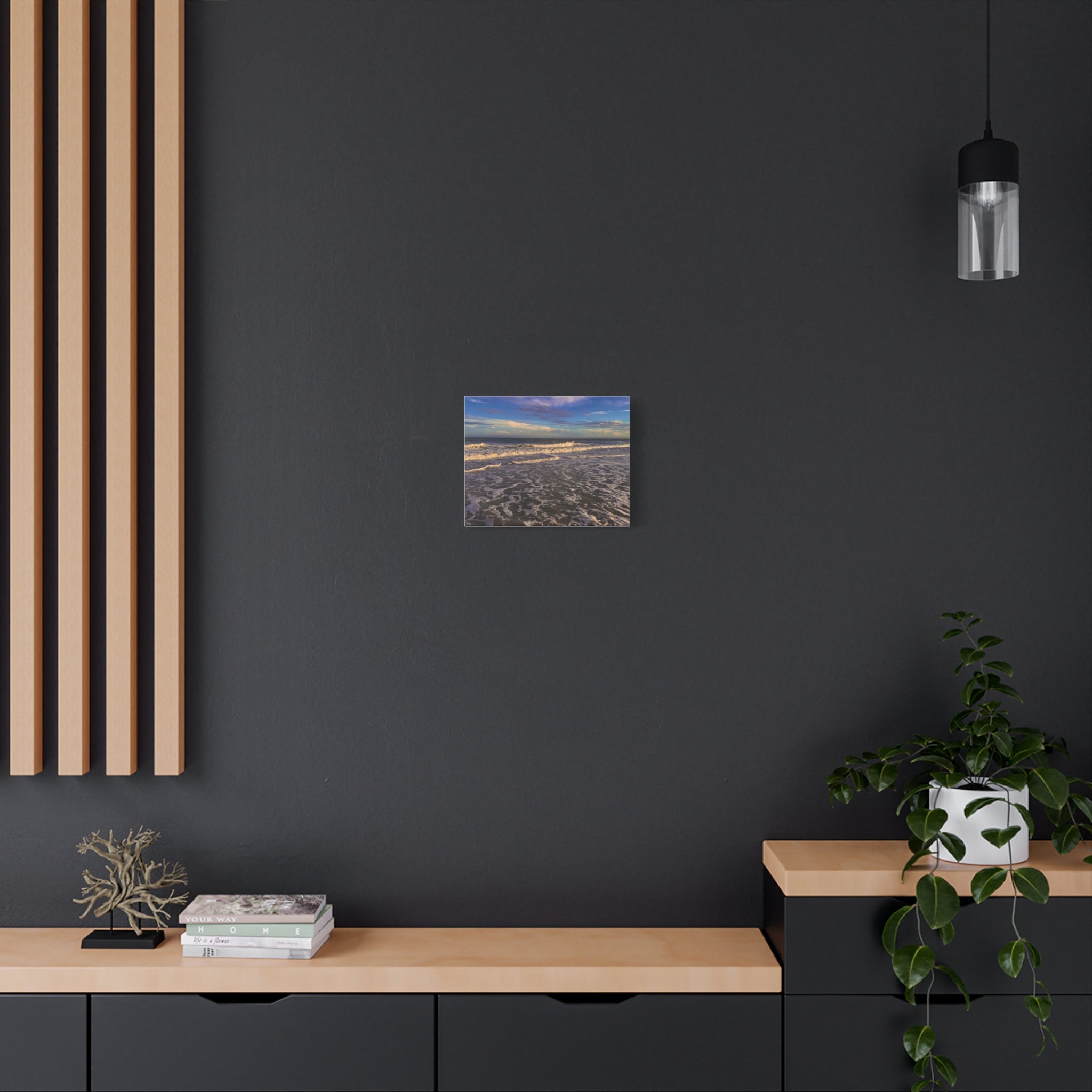 Waves & Sky Matte Canvas Print