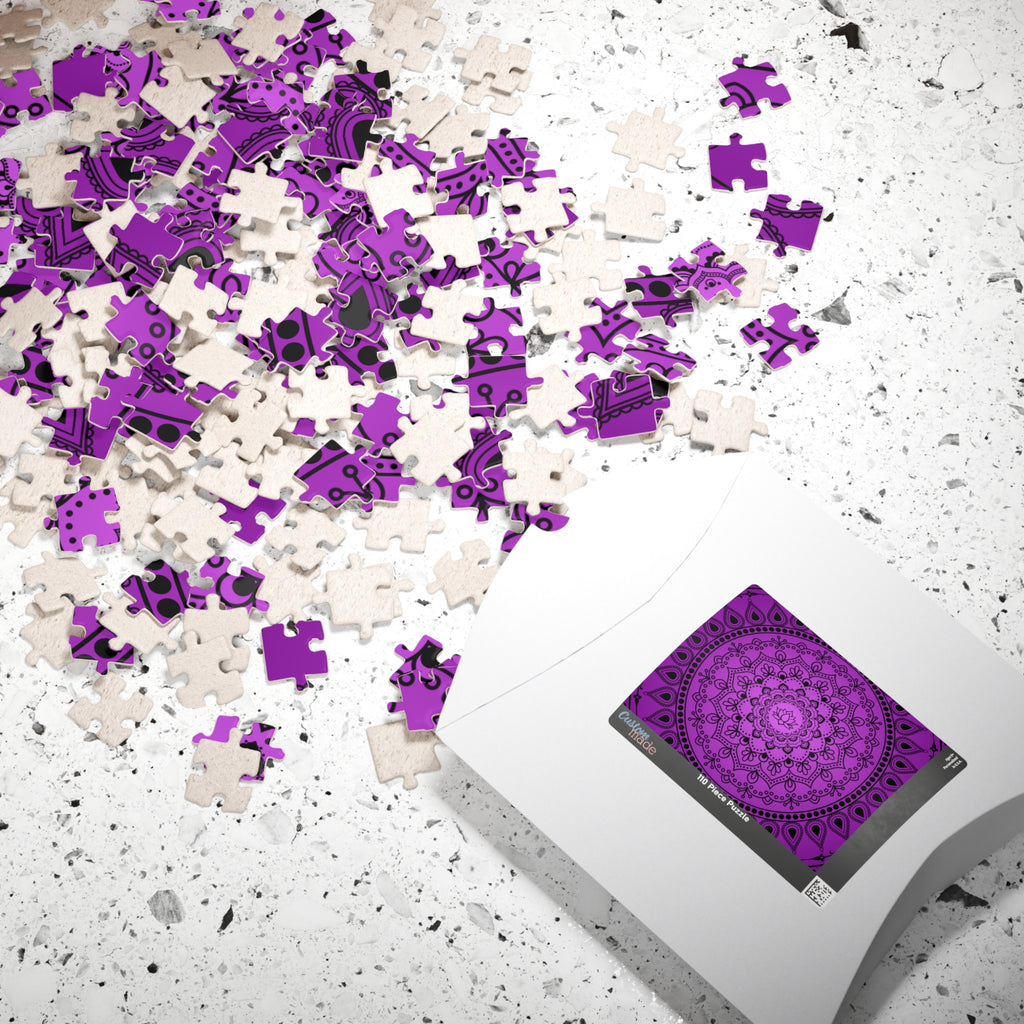 Purple Mandala Jigsaw Puzzle