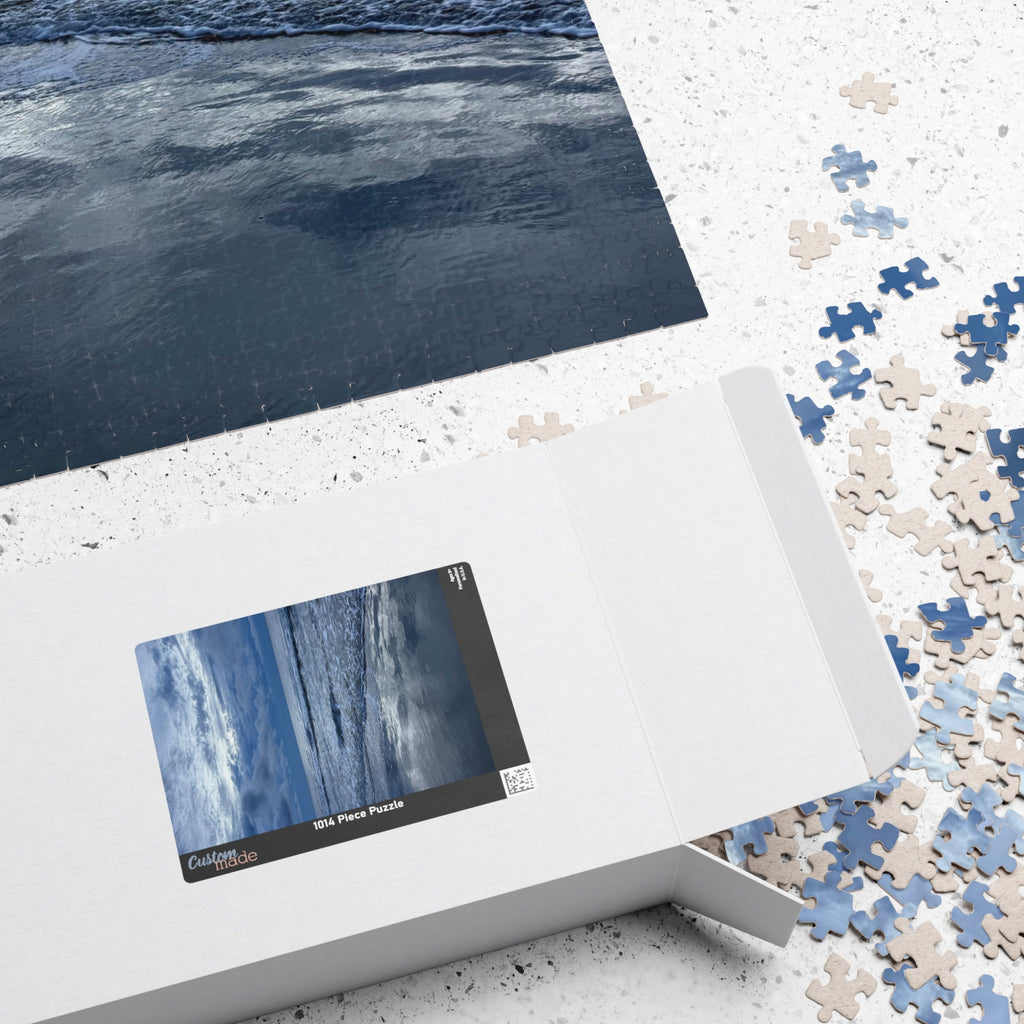 Cloudy Beach Jigsaw Puzzle