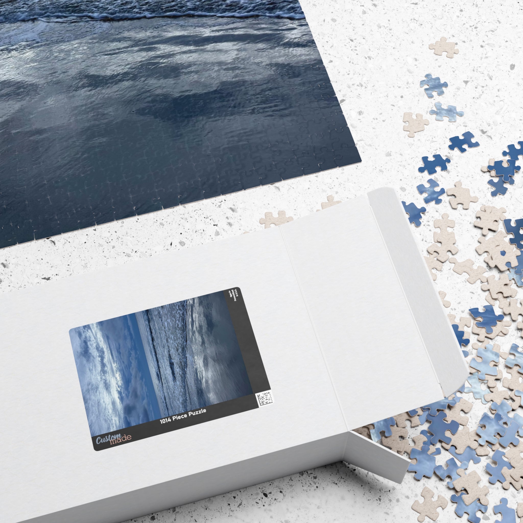 Cloudy Beach Jigsaw Puzzle