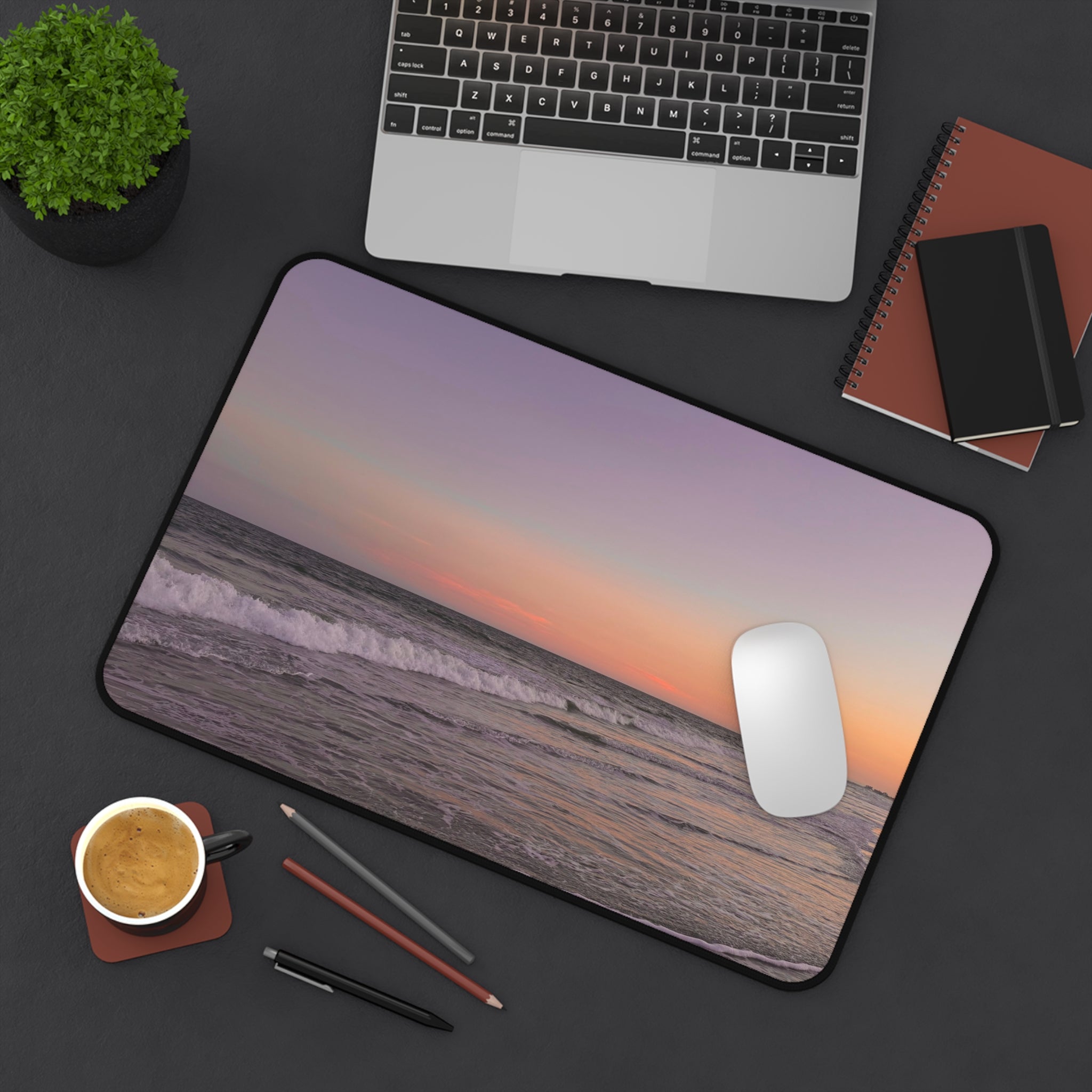 Pastel Beach Desk Mat