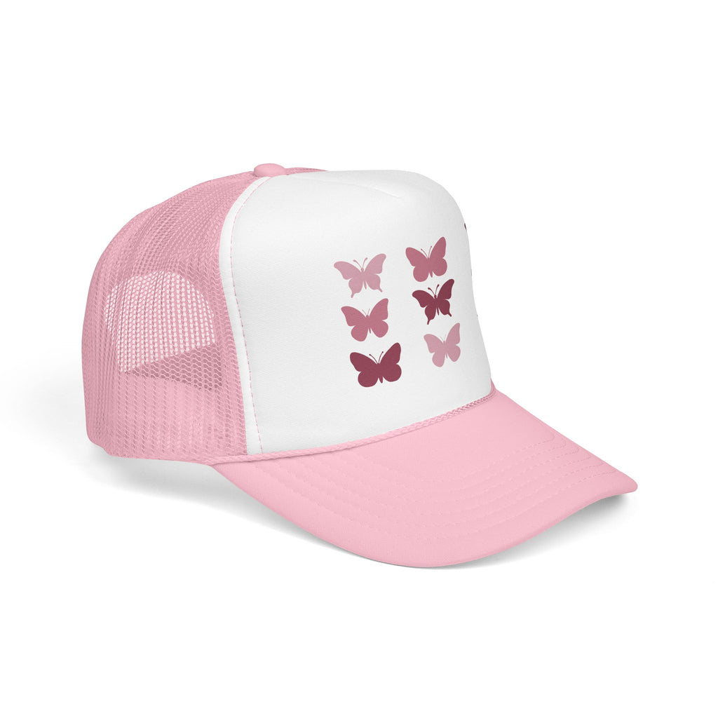 Butterfly Grid Trucker Hat- Solid