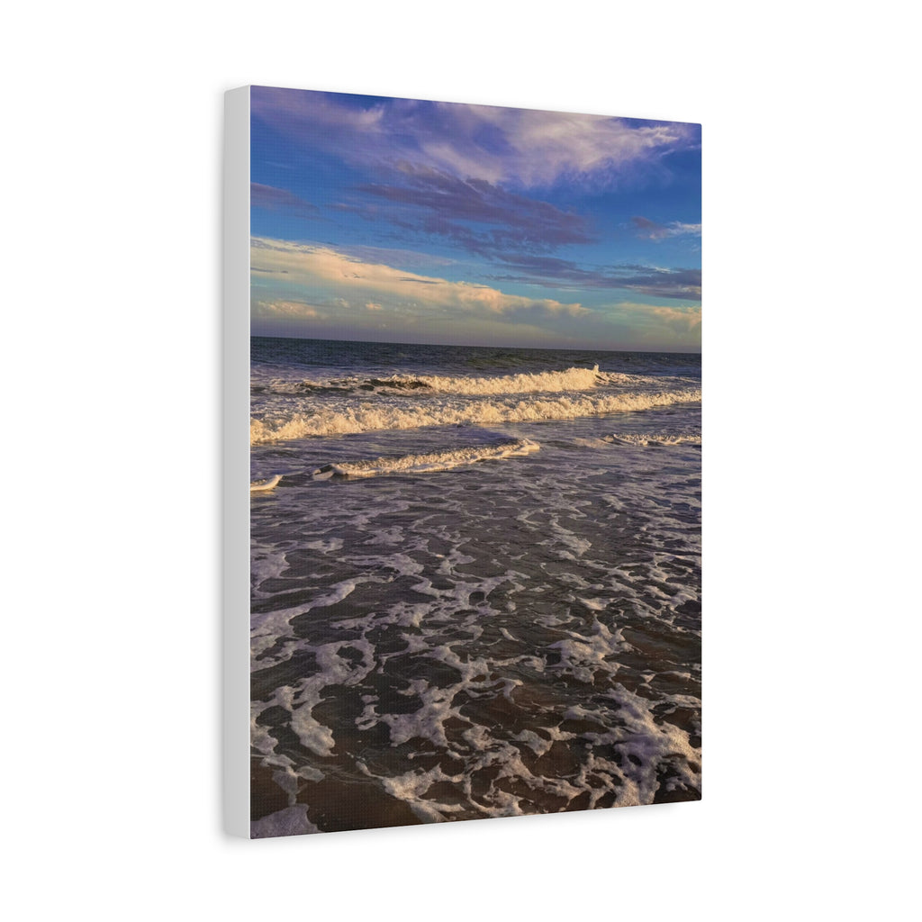 Waves & Sky Matte Canvas Print