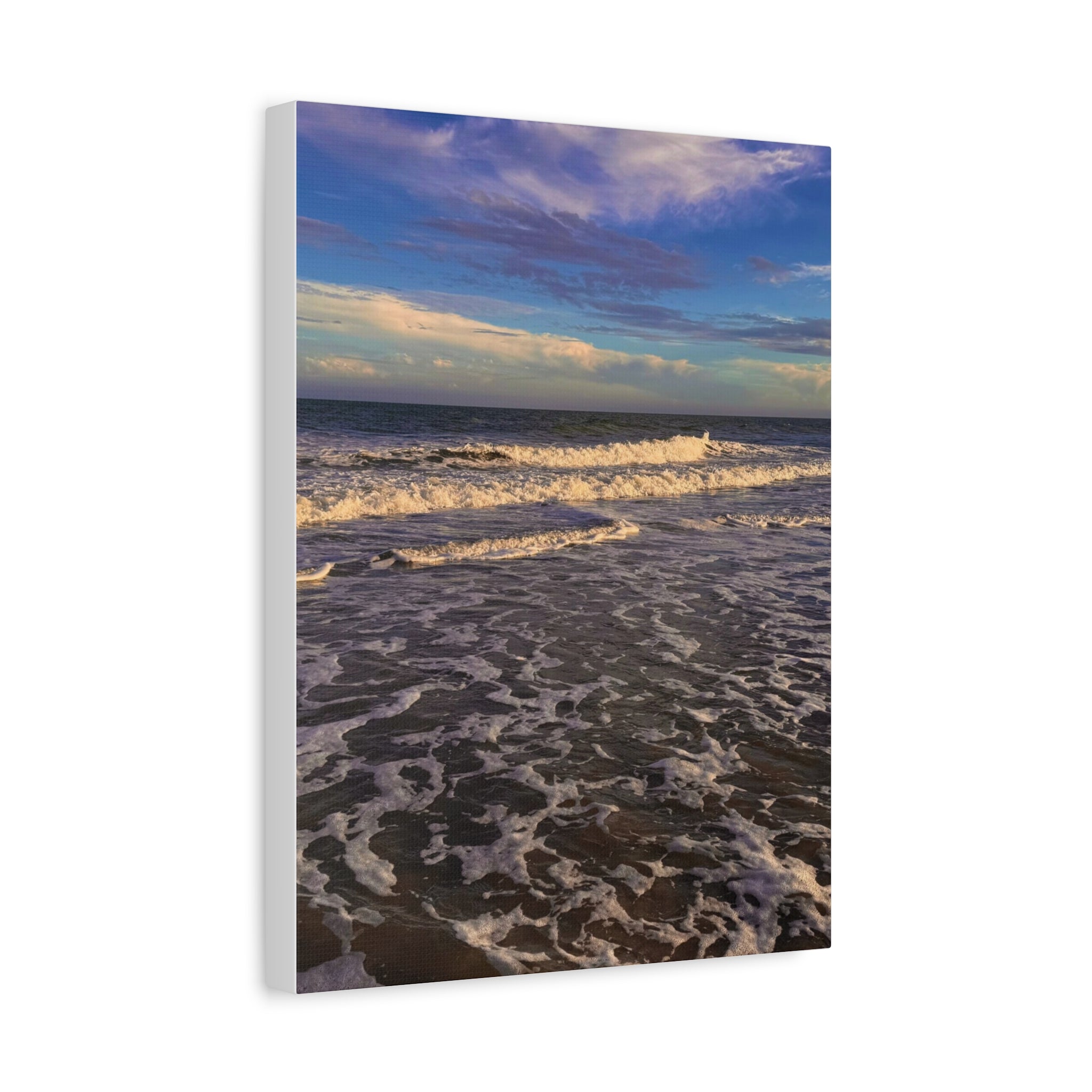 Waves & Sky Matte Canvas Print