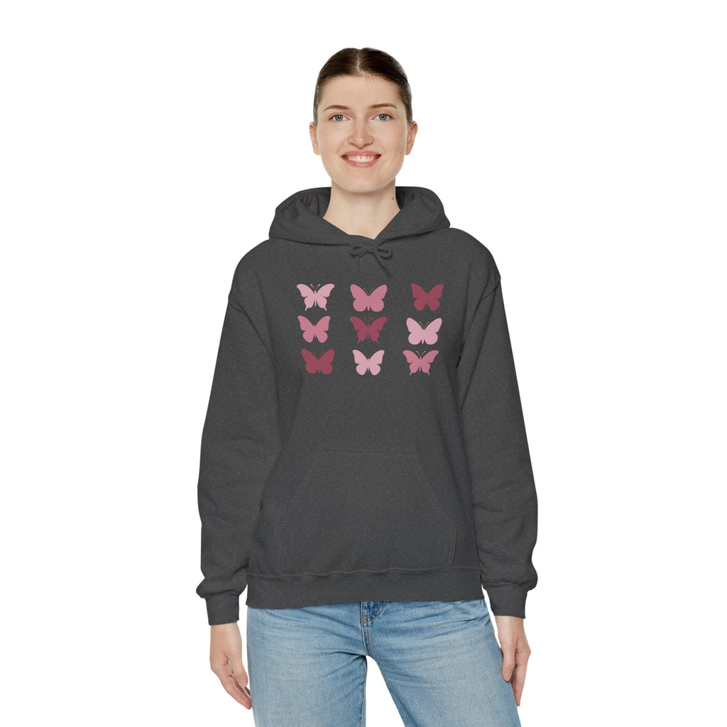 Butterfly Grid Hoodie Solid