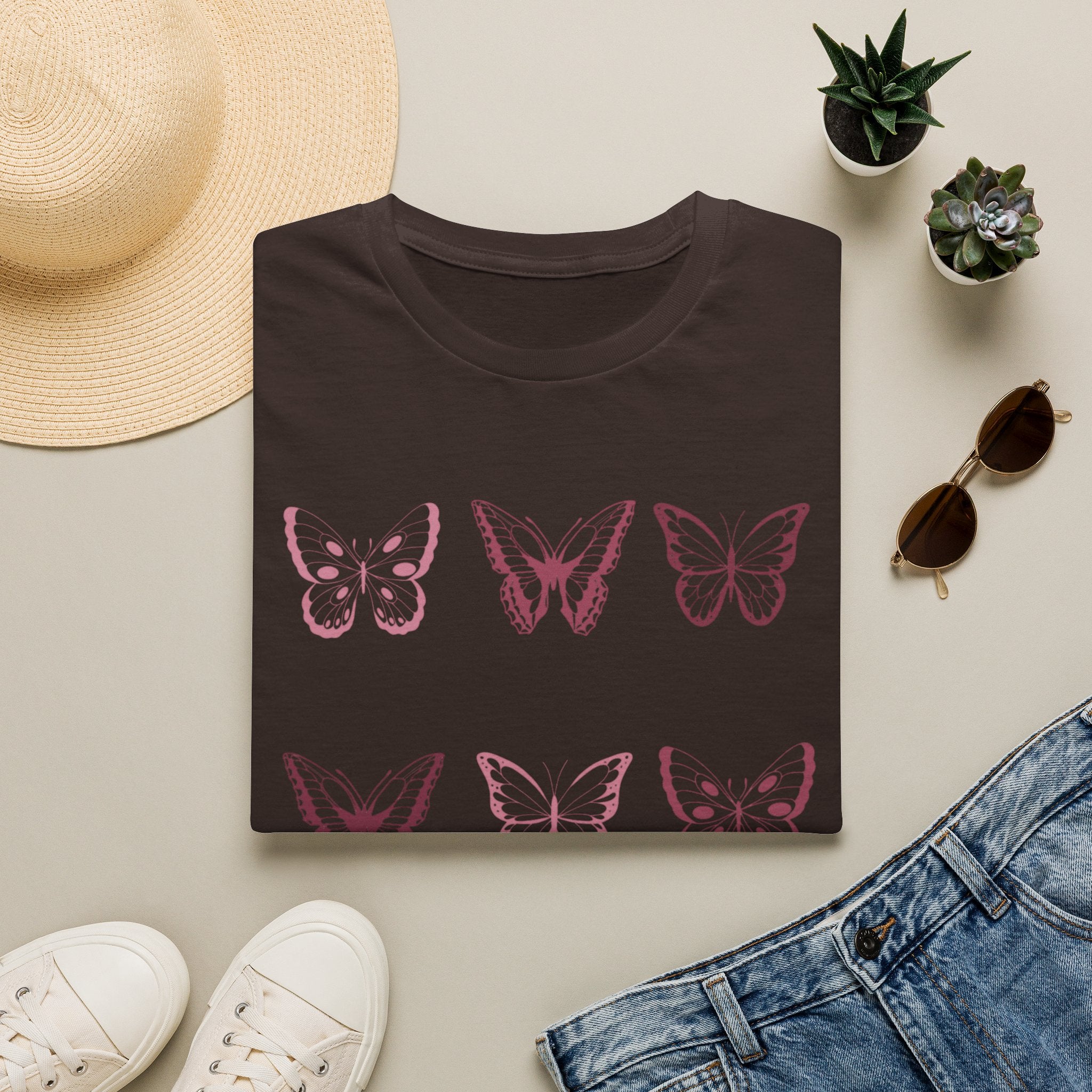 Butterfly Grid T-Shirt