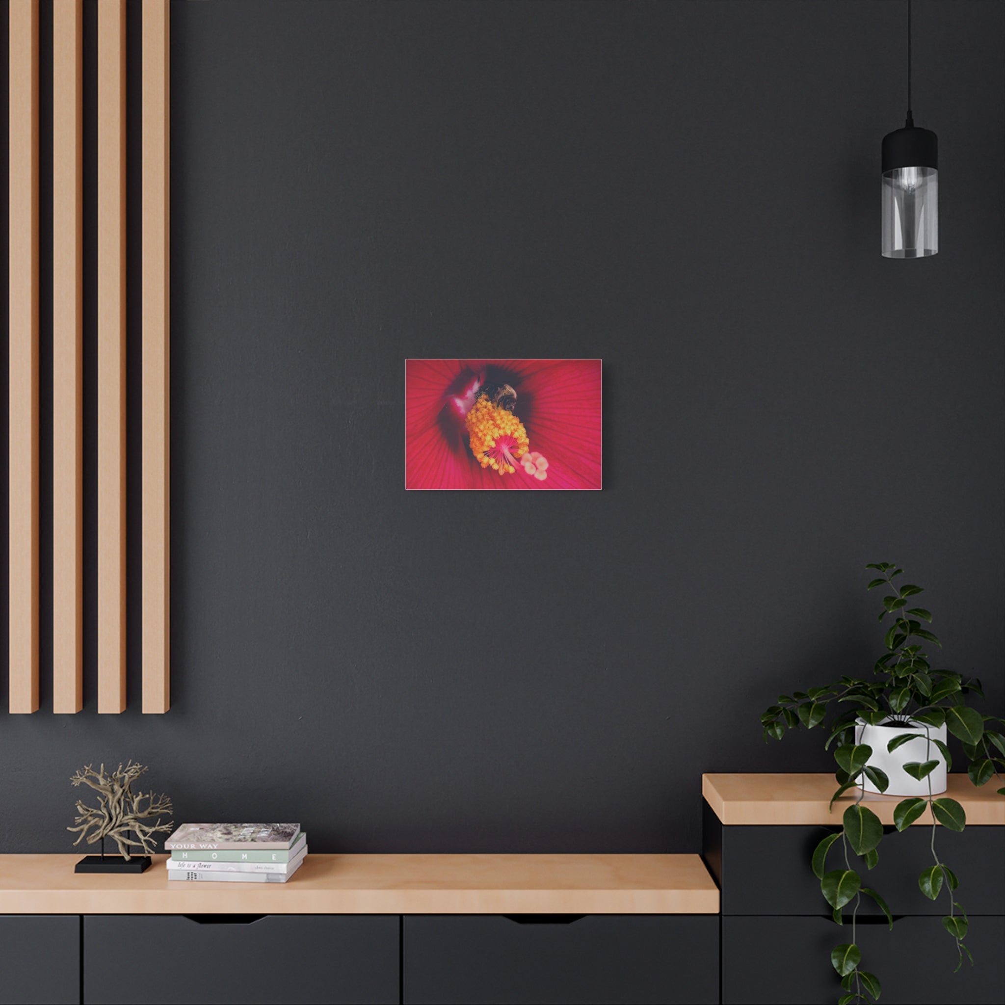Sleeping Bee Canvas Print