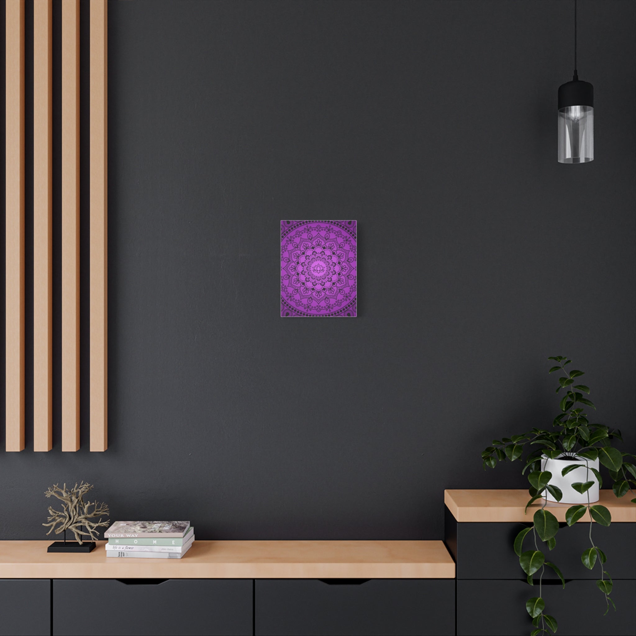 Purple Mandala Canvas Print
