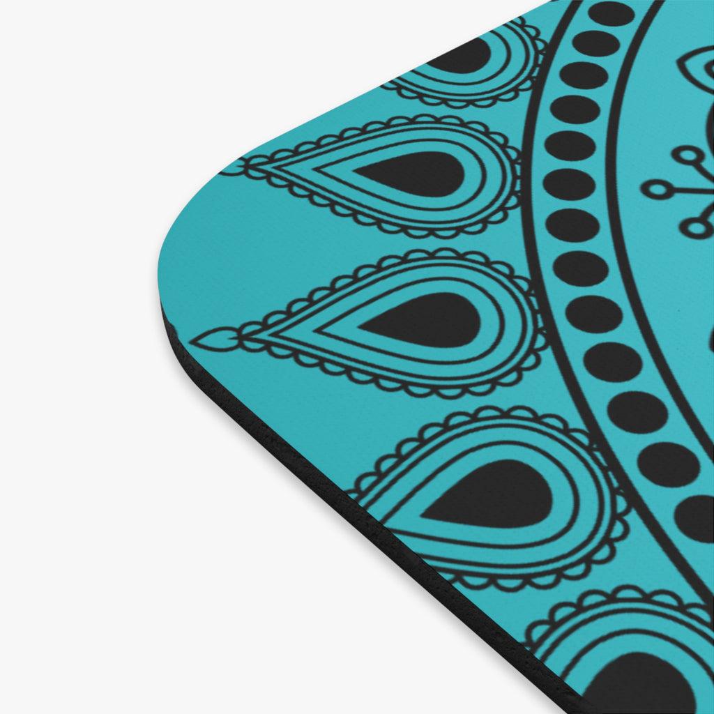 Blue Mandala Mouse Pad