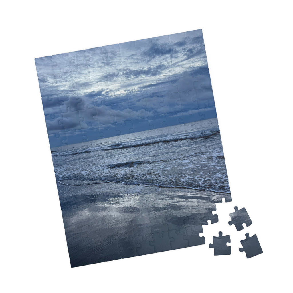 Cloudy Beach Jigsaw Puzzle