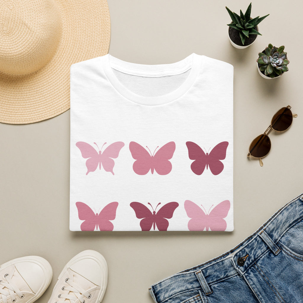 Butterfly Grid T‑Shirt — Solid