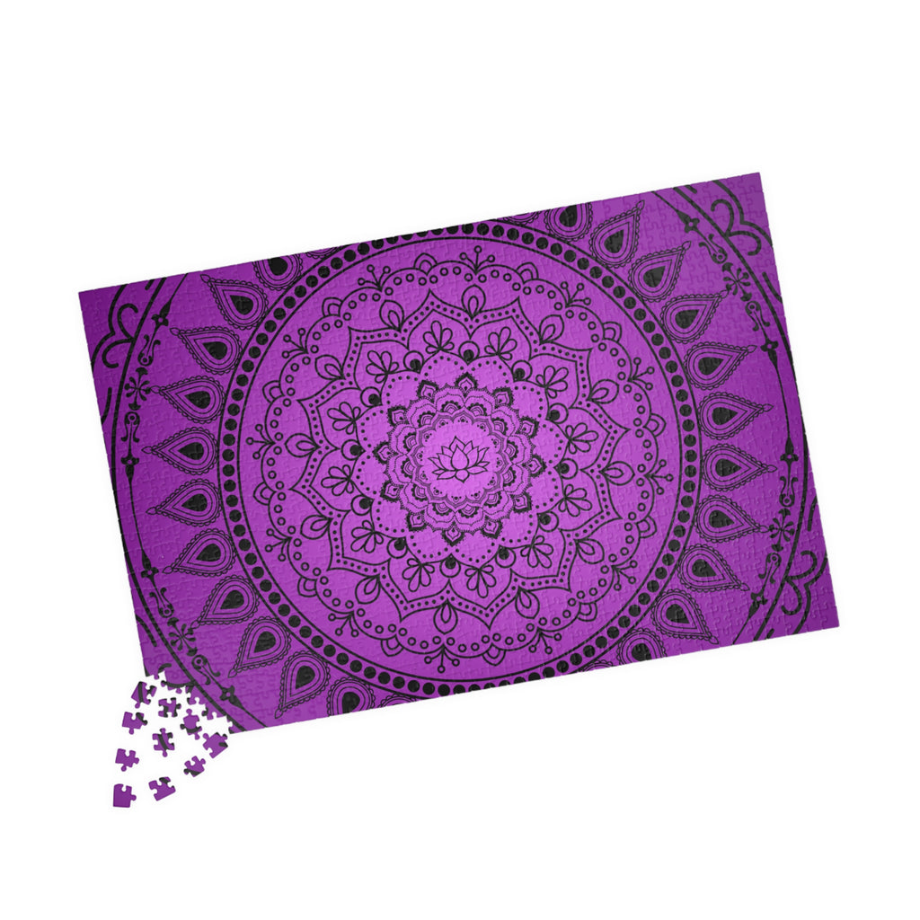 Purple Mandala Jigsaw Puzzle