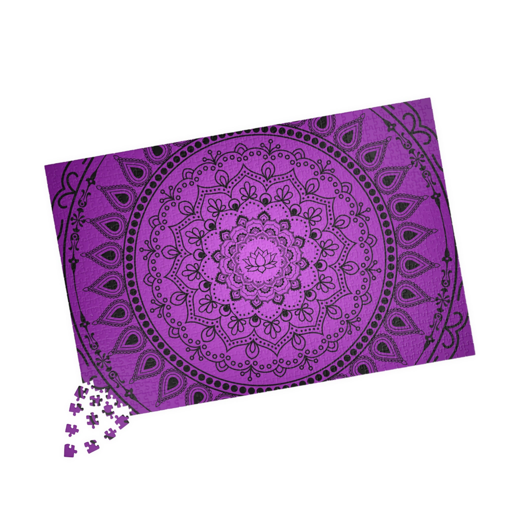 Purple Mandala Jigsaw Puzzle