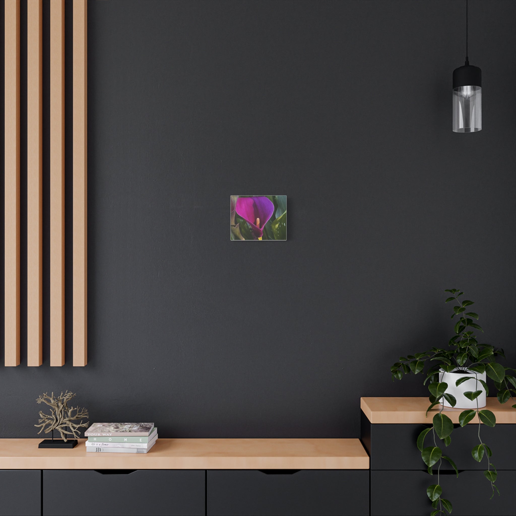 Purple Calla Lily Canvas Print