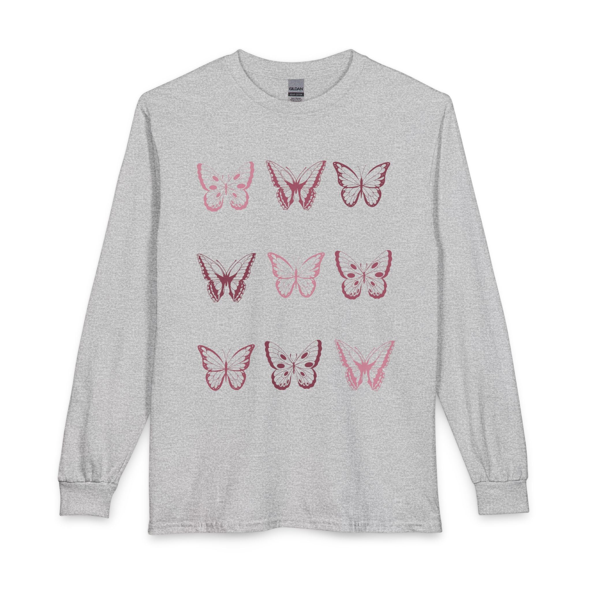 Butterfly Grid Long Sleeve Tee
