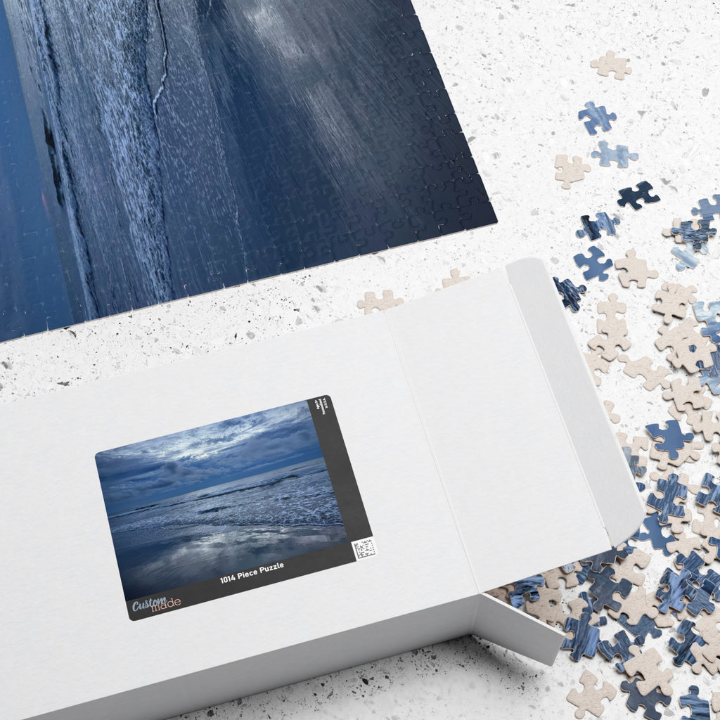 Cloudy Beach Jigsaw Puzzle