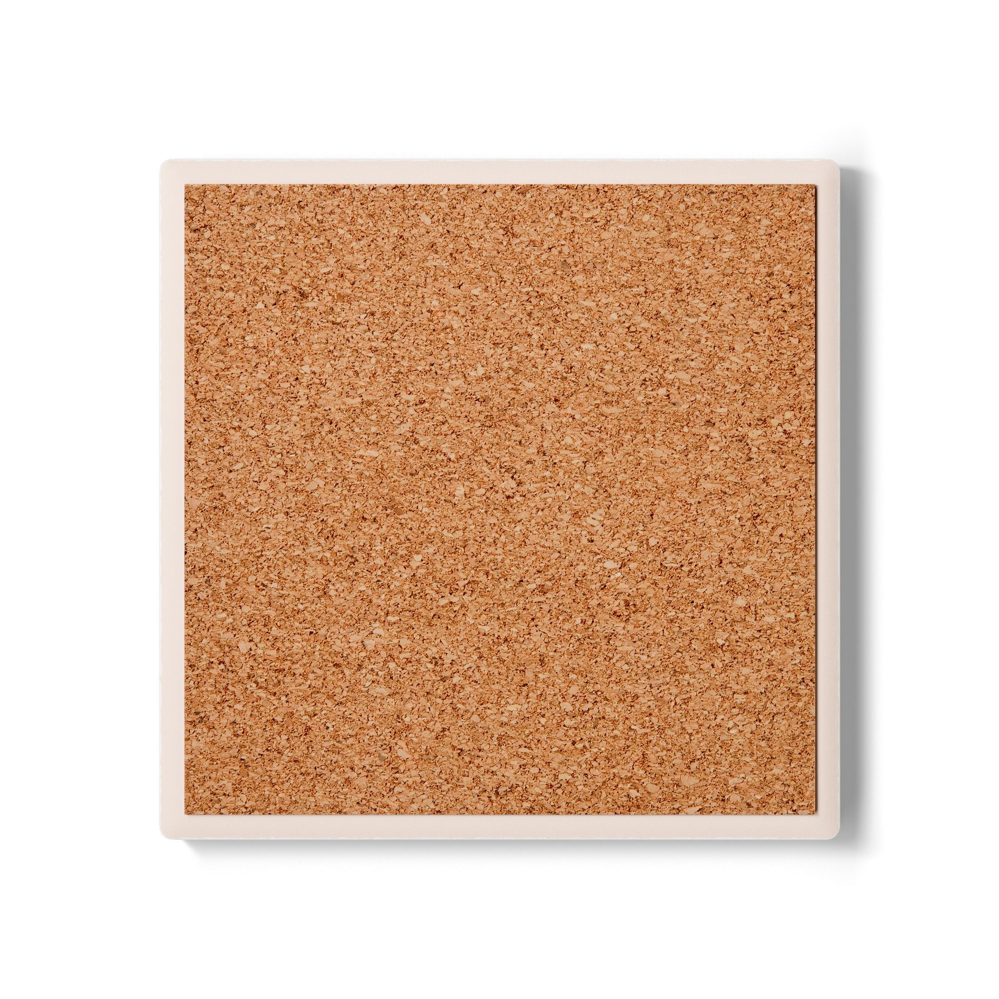 Sunset Beach Ceramic Coaster — Coastal Ocean Sunrise Drink Coaster