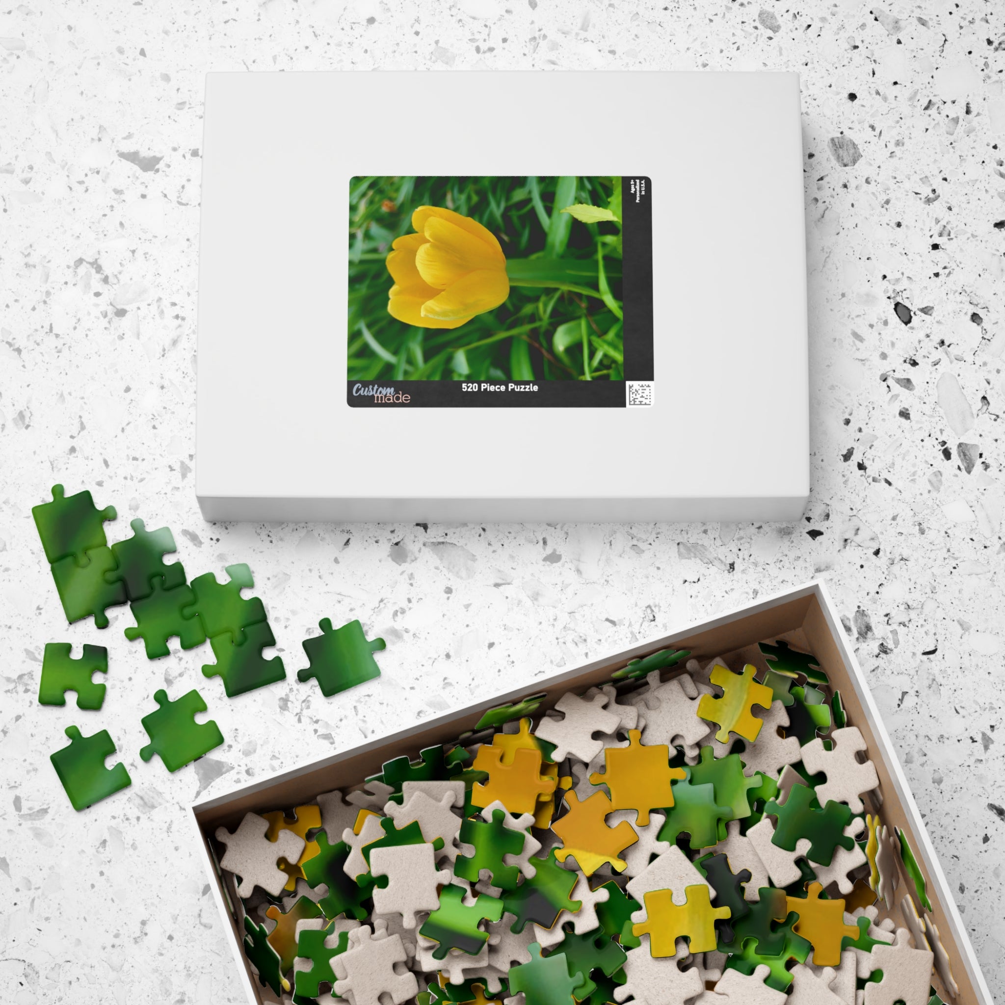 Yellow Tulip Jigsaw Puzzle
