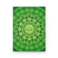 Green Mandala Hardcover Journal