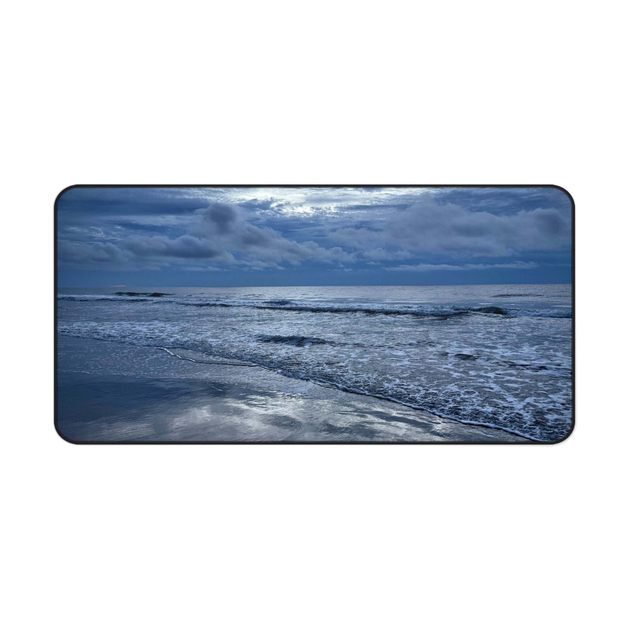 Cloudy Beach Desk Mat