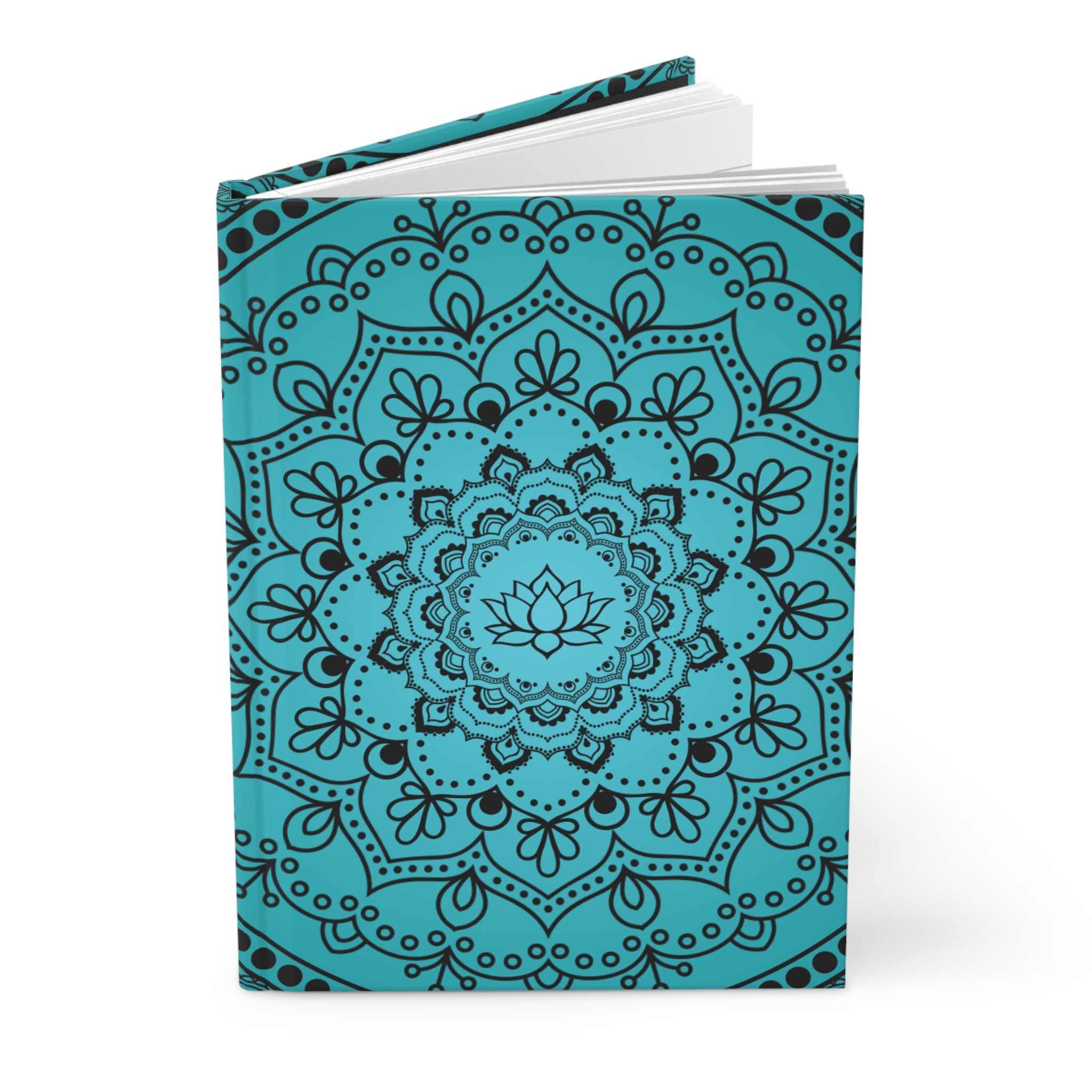 Blue Mandala Hardcover Journal