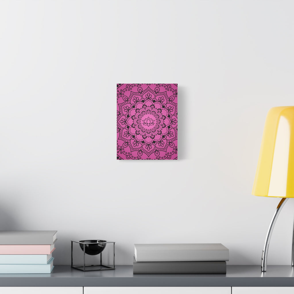 Pink Mandala Canvas Print