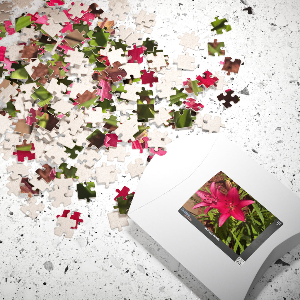 Pink Asiatic Lily Jigsaw Puzzle