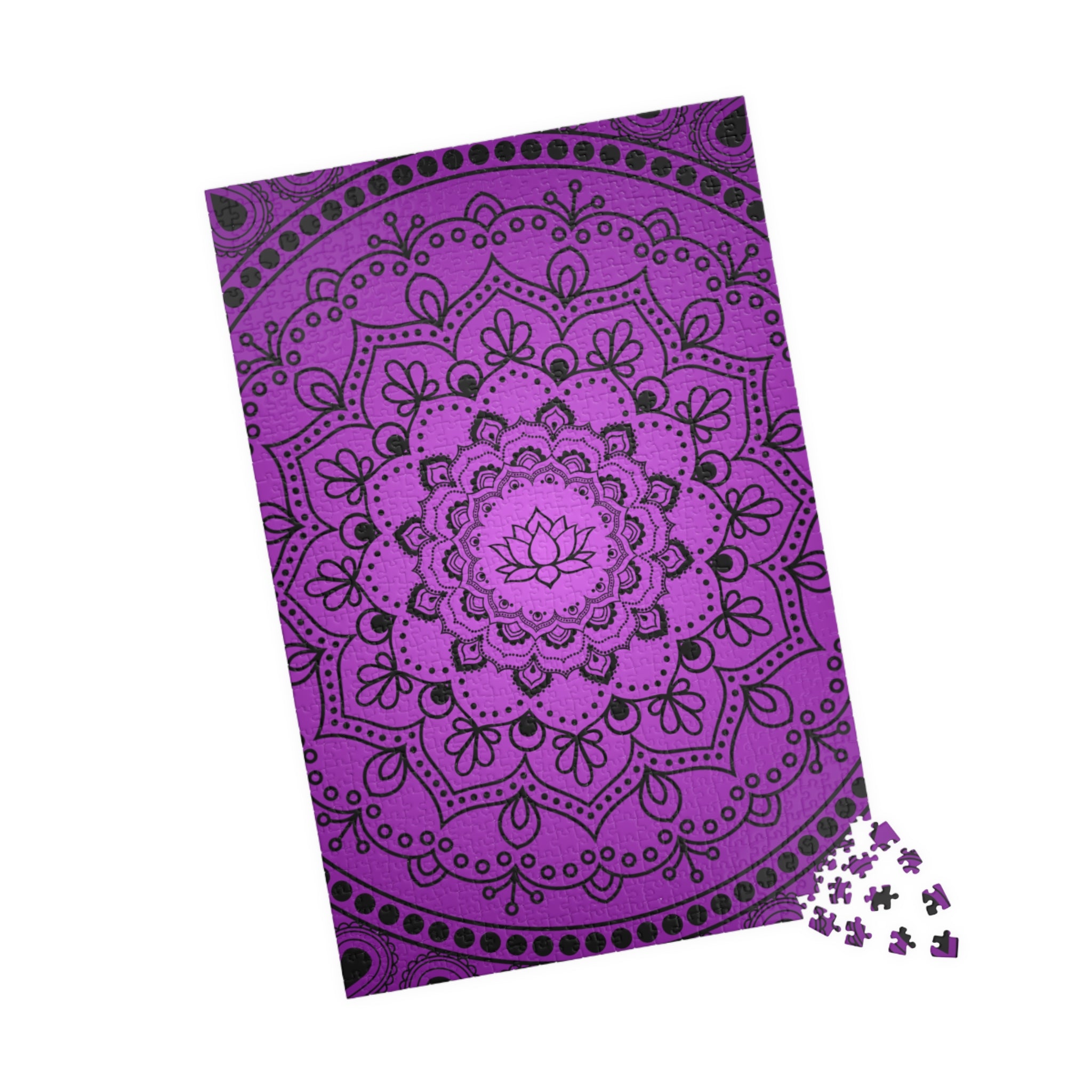 Purple Mandala Jigsaw Puzzle