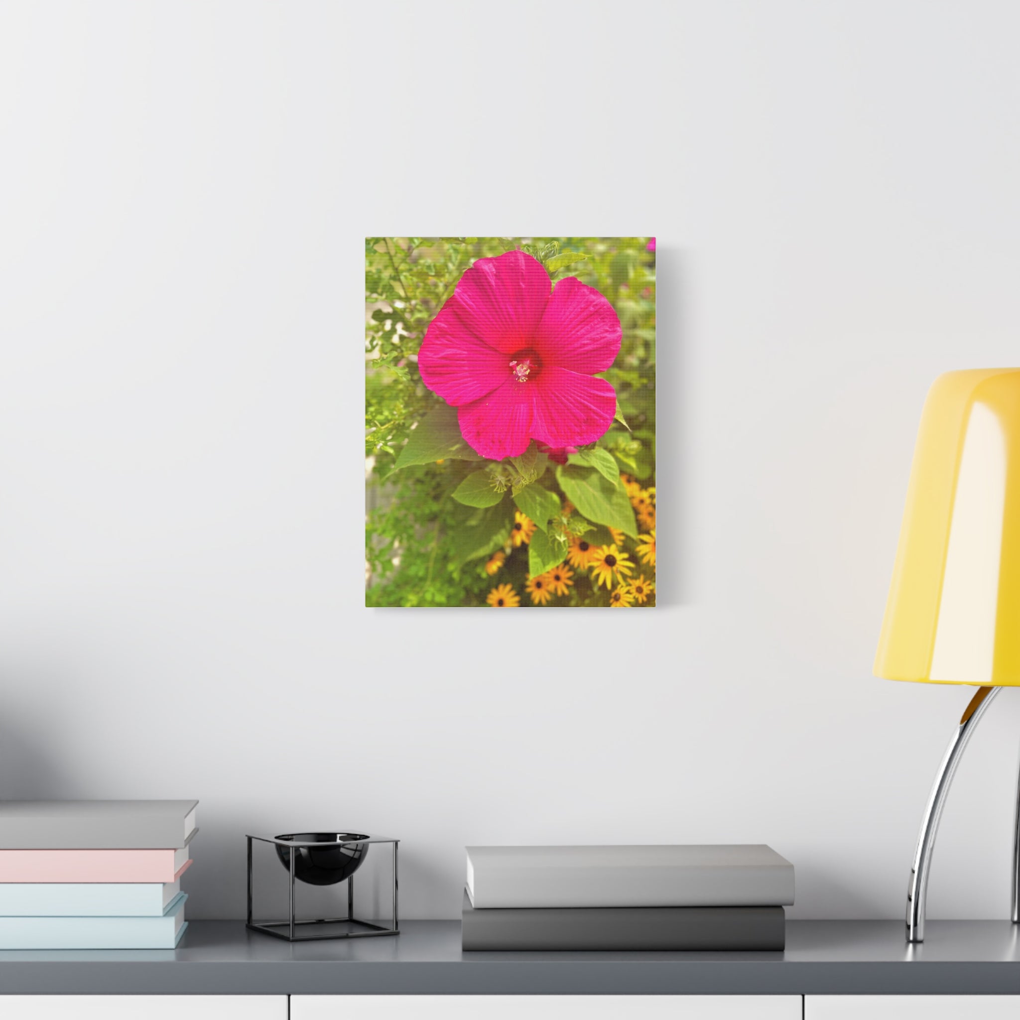 Hot Pink Hibiscus Canvas Print