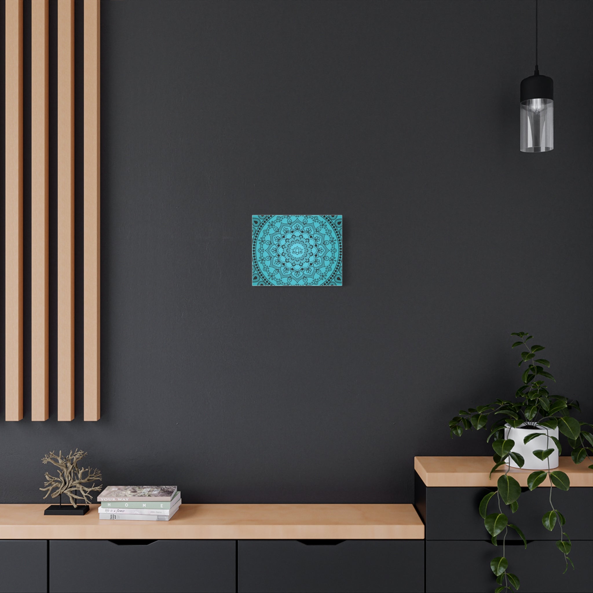 Blue Mandala Canvas Print