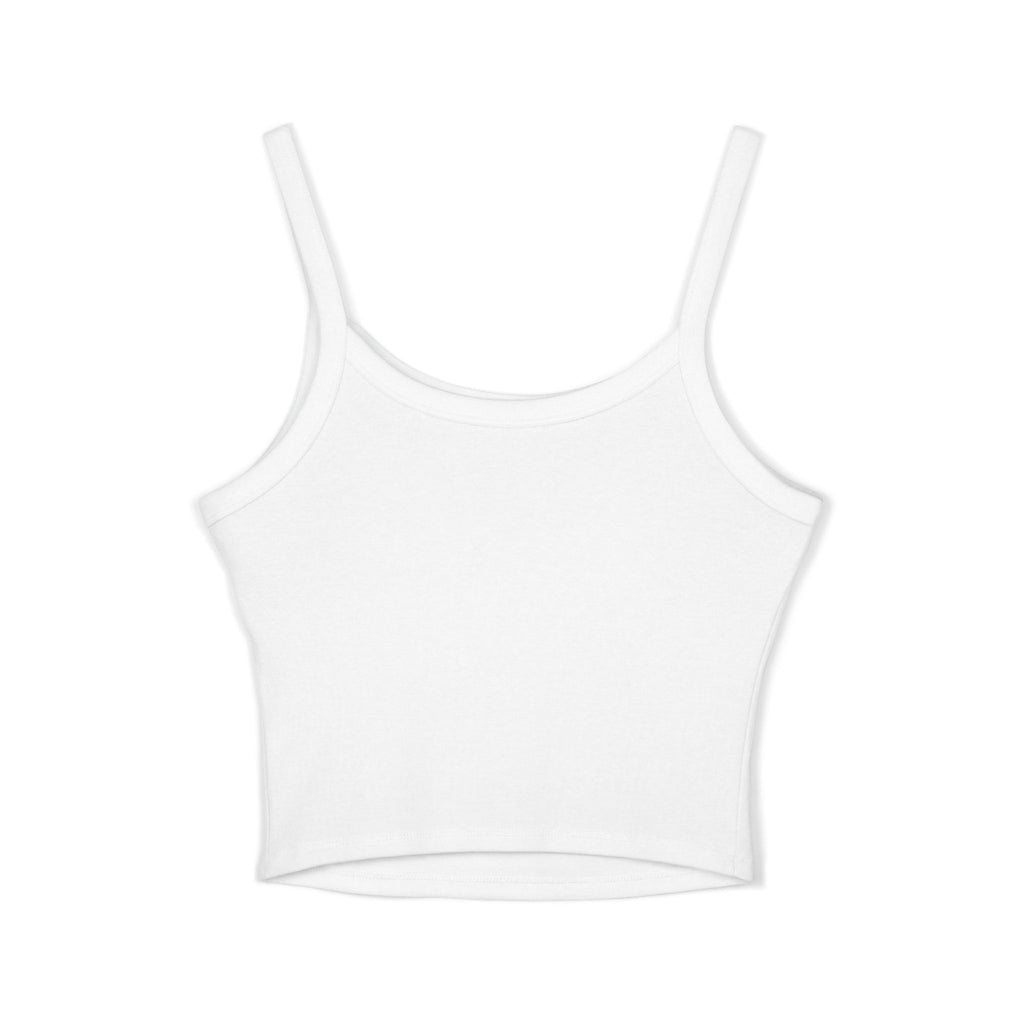 Butterfly Grid Spaghetti Strap Tank Top