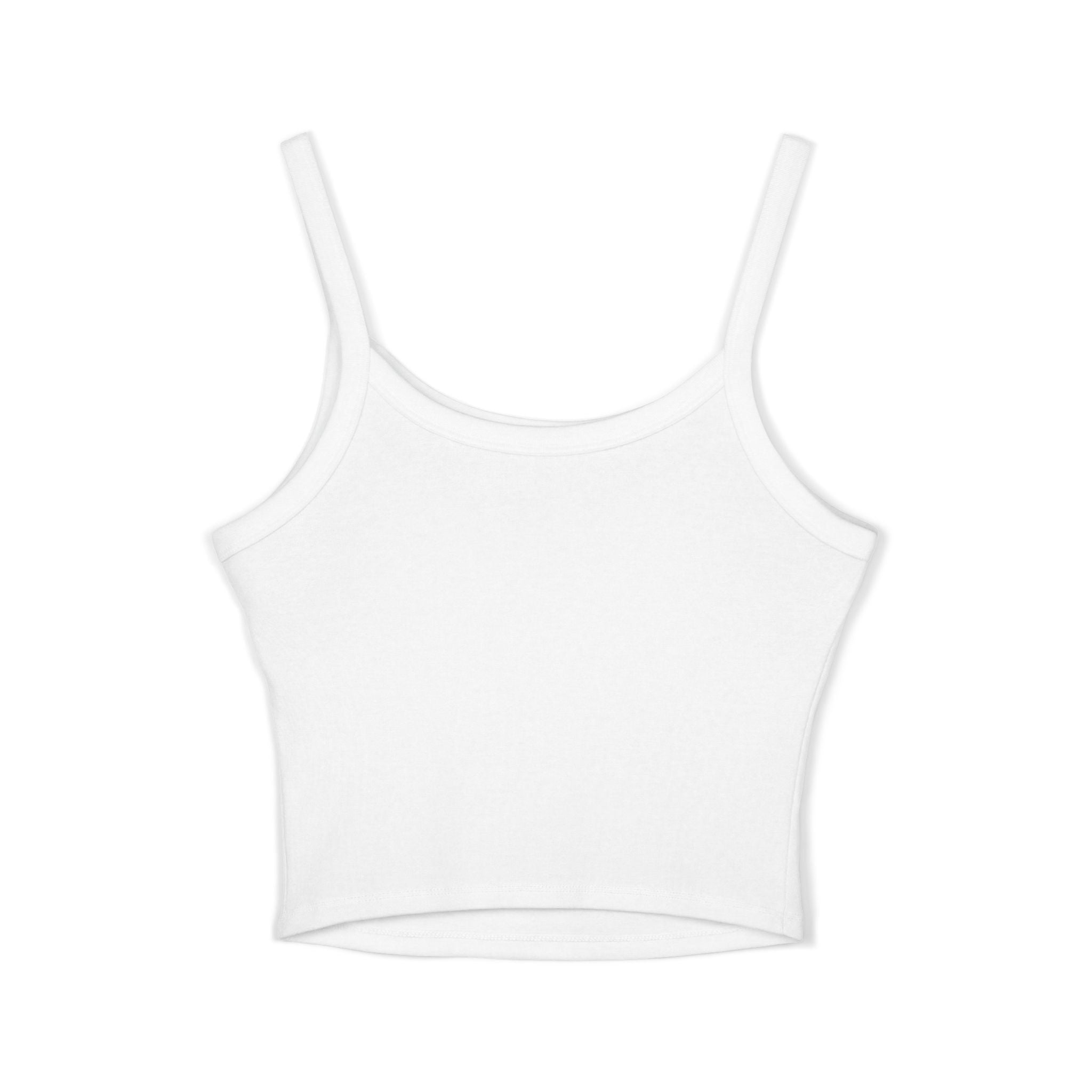 Butterfly Grid Spaghetti Strap Tank Top