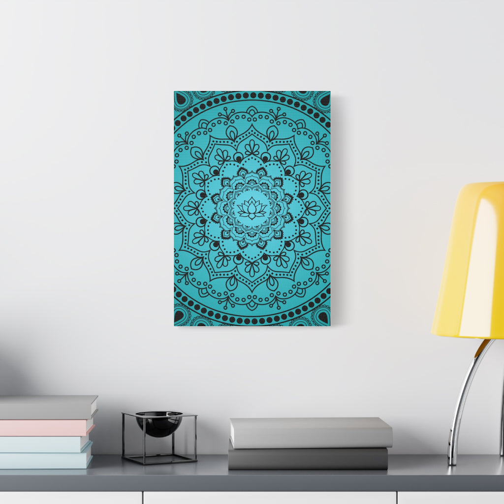 Blue Mandala Canvas Print