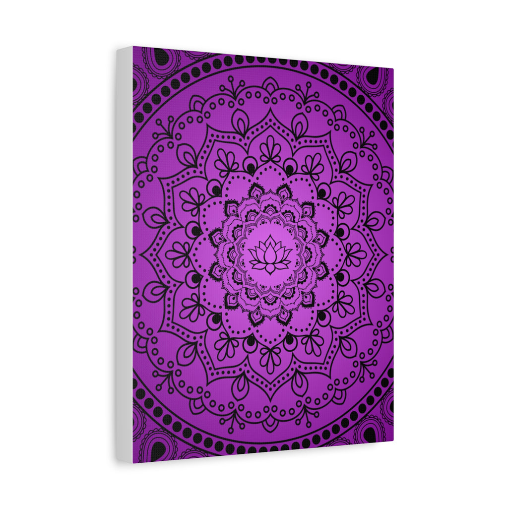 Purple Mandala Canvas Print