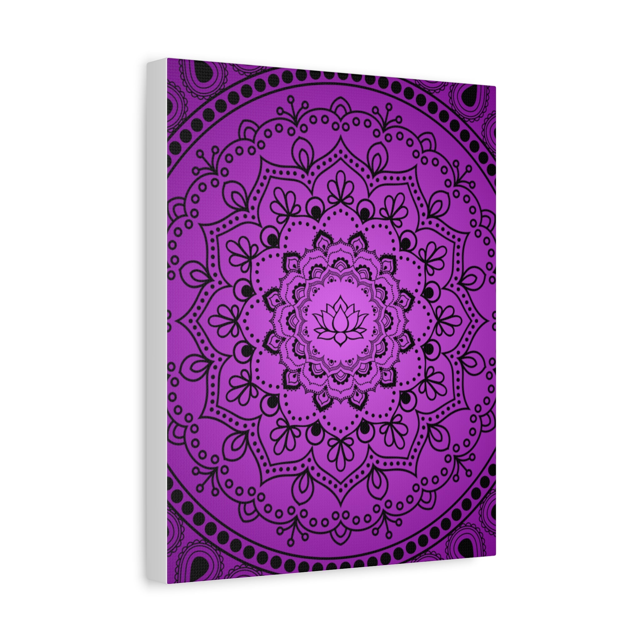 Purple Mandala Canvas Print